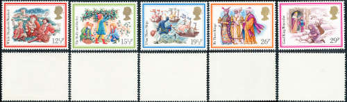 Great Britain - 1982 - Christmas - set of 5 . mint unhinged . 1202 - 1206 .