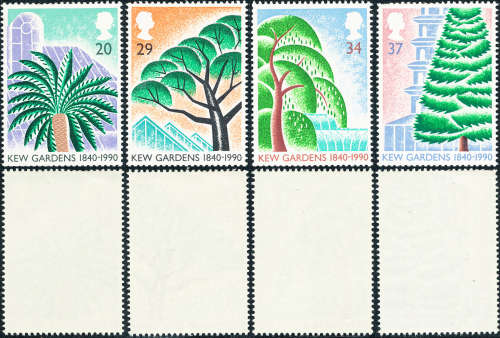 Great Britain - 1990 - 150th Anniv of Kew Gardens - set of 4 mint unhinged 1502 - 1505