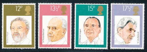 Great Britain - 1980 - British Conductors - set of 4 mint unhinged . SG 1130-1133 .
