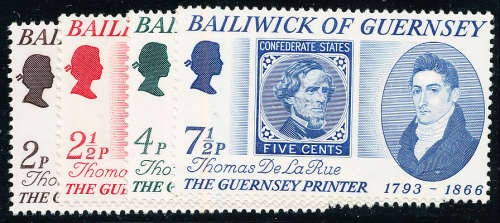 Guernsey - 1971 - D.L.R. Commemoration - set of 4 u.m. SG 59-62 .