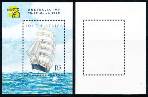 South Africa - 1999 - `Australia 99` - m/sheet mint unhinged . SACC 1192 .