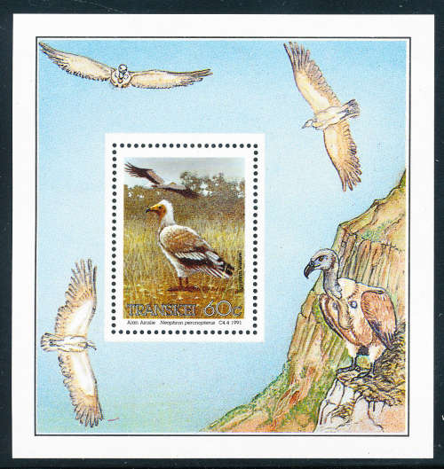 Transkei - 1991 - Endangered birds m/sheet mint unhinged. SACC 276a.