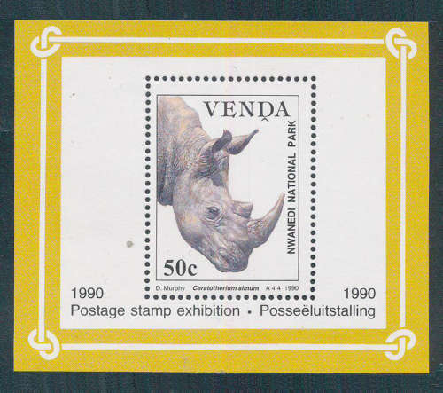 Venda - 1990 - Wildlife Conservation - m/sheet mint unhinged SACC 204.