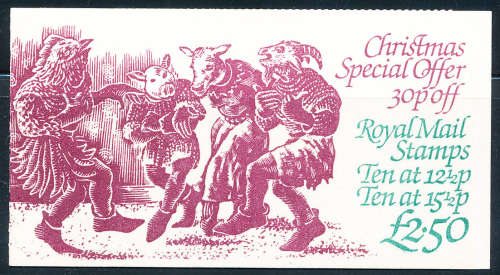 Great Britain - 1982 - Christmas - £2.8 Discount booklet of 20 stamps - Unmounted mint - FX - 5