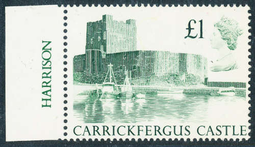 Great Britain - 1988 - Castles - £1 deep green mint unhinged . SG 1410 .
