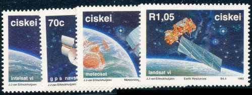 Ciskei - 1992 - Space Year - set of 4 mint unhinged .  SACC 216-219 .