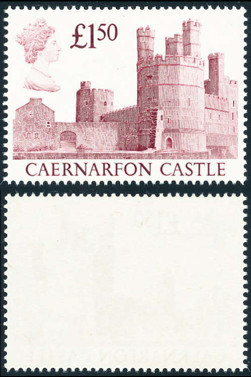 Great Britain - 1988 - Castles - £1.5 maroon mint unhinged - 1411