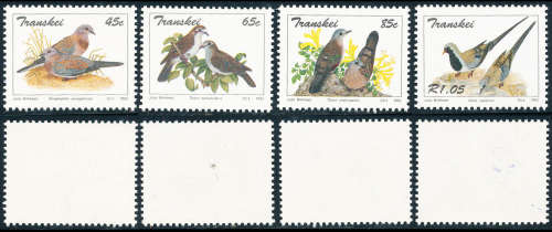 Transkei - 1993 - Doves - set of 4 mint unhinged - SACC 313-316