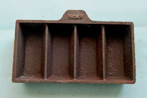 Tools - RCBS - Lead mould for casting lead 2 lb blocks fine used .