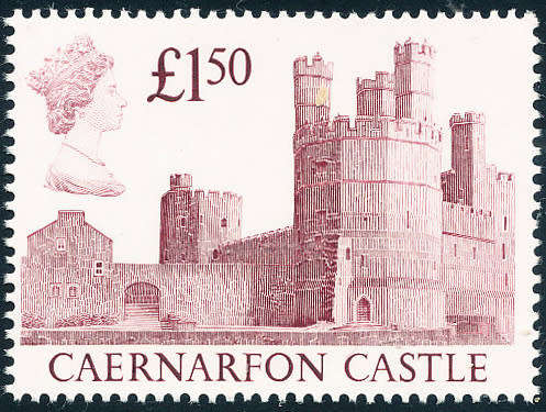 Great Britain - 1988 - Castles - £1-50 maroon mint unhinged - SG 1411