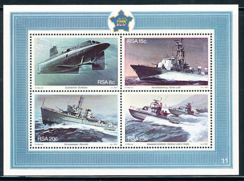 South Africa - 1982 - Anniversary of Simonstown - m/sheet mint unhinged - SACC 514
