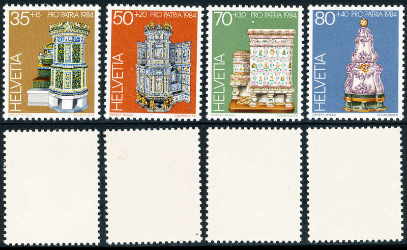 Switzerland - 1984 - Pro Patria - set of 4 mint unhinged . SG 1070-1073 .