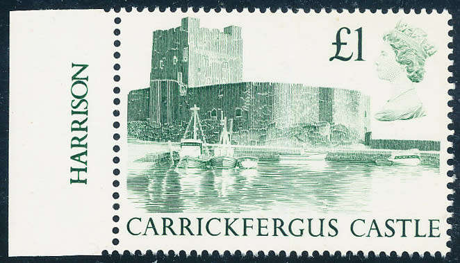 Great Britain - 1988 - Castles - £1 deep green mint unhinged . SG 1410 .