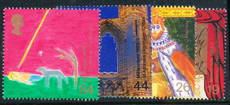 Great Britain - 1999 - Millennium Series - set of 4 mint unhinged. SG 2115-2118 .