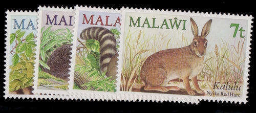 Malawi - 1984 - Small Mammals - set of 4 mint unhinged.