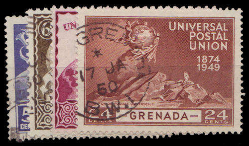 Grenada - 1949 - U.P.U. - set of 4 fine used.