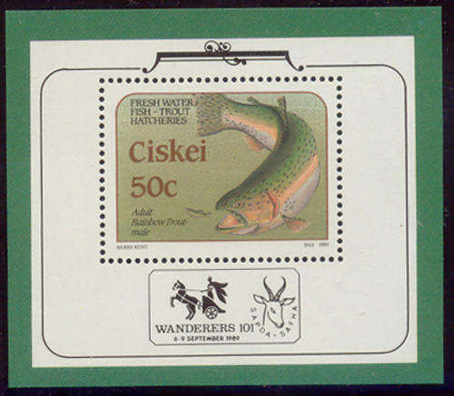 Ciskei - 1989 - Trout hatcheries - m/sheet - mint unhinged