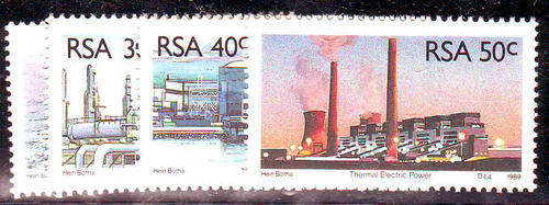 South Africa - 1989 - Energy Sources - set of 4 mint unhinged.