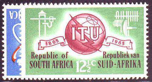 South Africa - 1965 - I.T.U. - set of 2 mint unhinged (SACC 250-251).