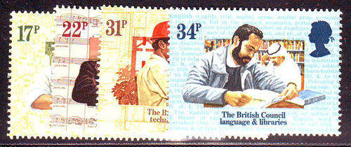 Great Britain - 1984 - 50th Anniv Of British Council - set of 4 mint unhinged.