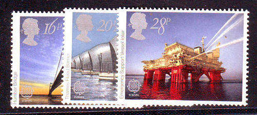 Great Britain - 1983 - Engineering Achievements - set of 3 mint unhinged.