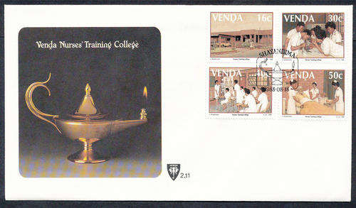 Venda Official F.D.C's - 1988 - Nurses Training College - Cover No.2.11 unaddressed.