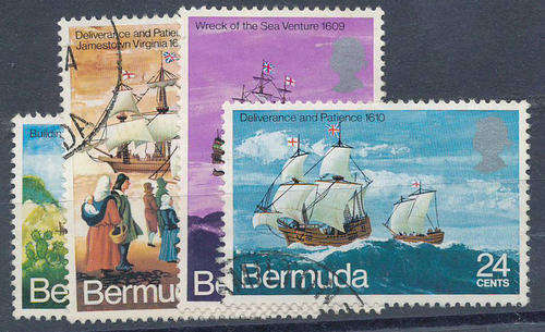Bermuda - 1971 - Voyage of Deliverance - set of 4 fine used (SG 275-278).