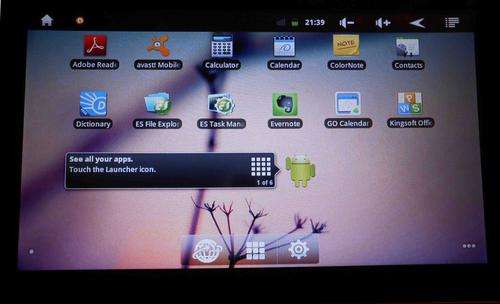 7 Inch Wise Touch Tablet with accessories