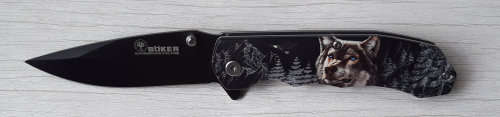 Stainless Steel Wolf knife + free knife