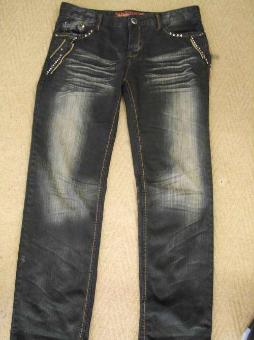 Black Modern Jeans Size 40