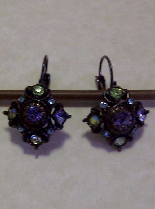 Bronze Multistone Earrings