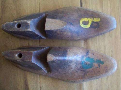 Wooden Shoe Lasts (size 9)