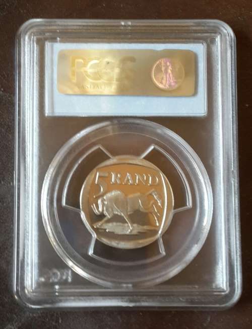 PL66 PROOF LIKE PL 66 PCGS Graded Nelson Mandela R5 2000 Coin