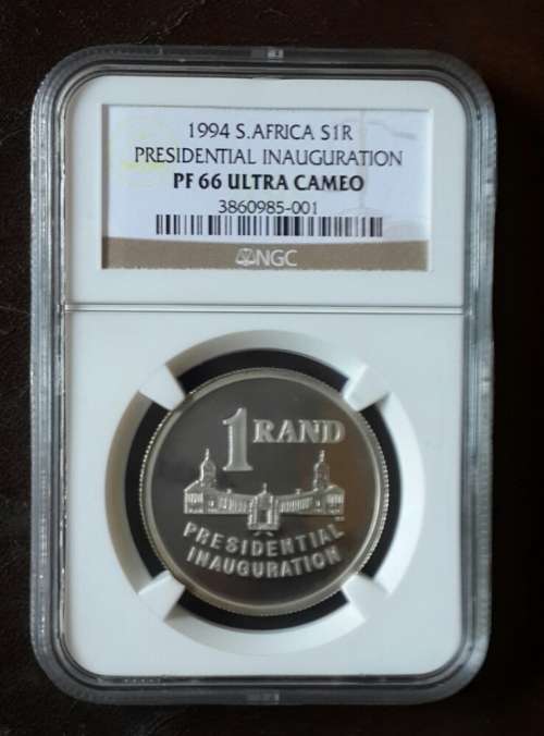 1994 South Africa R1 Presidential Inauguration PF 66 Ultra Cameo