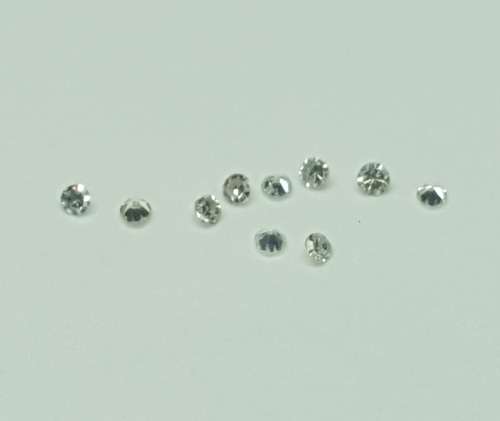 1 lot of 10 x Single cut Diamonds