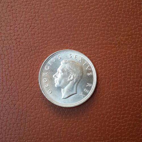 1952 SA Union Silver 5 Shilling.