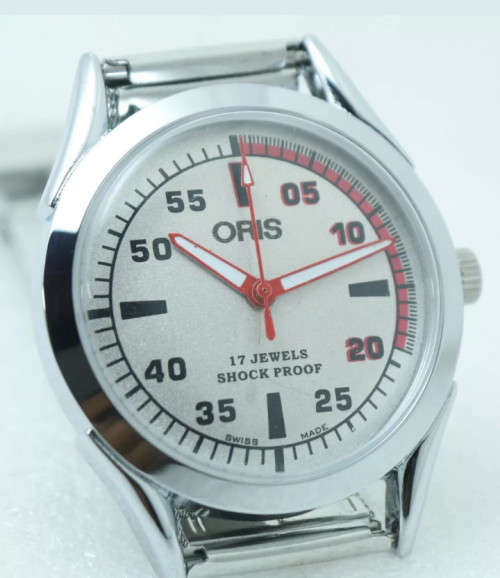Oris Beautiful Silver Dial 17 Jewels And Shock Proof