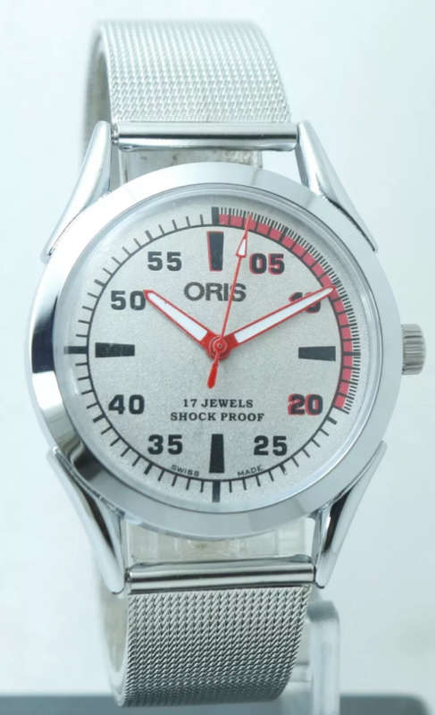 Oris Beautiful Silver Dial 17 Jewels And Shock Proof