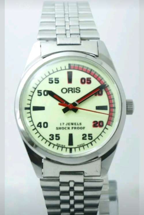 Oris Beautiful luminous Dial 17 Jewels And Shock Proof