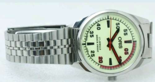 Oris Beautiful luminous Dial 17 Jewels And Shock Proof
