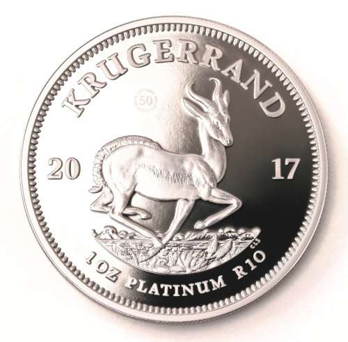 Platinum Proof Krugerrand 2017 - first ever 1oz Platinum Krugerrand -only 2017 minted with Mint Mark