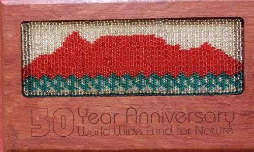 2011- 50TH Year Anniversary World Wide Fund Nature Launch Set. 1/2 oz Gold and R2 Silver Mintmark.