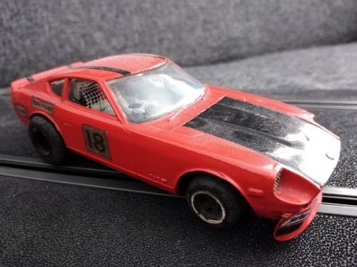 Datsun 240 z Scalextric slot car Vintage