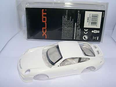 Ninco x slot 1/28 scale slot car body plus chassis & misc spares