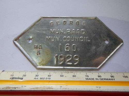 LICENCE 1929 - GEORGE