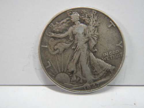 SILVER HALF DOLLAR 1947