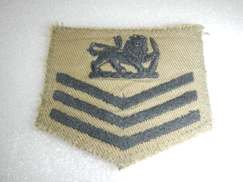 RHODESIAN AIR FORCE FLIGHT SERGEANT PATCH - COMBAT TYPE