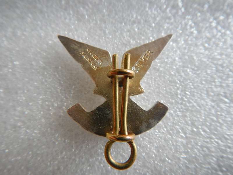 Rhodesian Selous Scouts Silver Officers Collar Badges in original packing - Made In Salisbury.