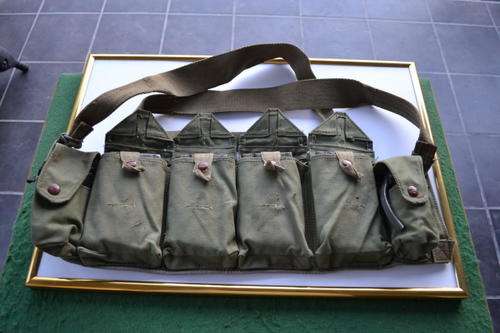 RHODESIAN CHEST WEBBING - EXCLUDES THE FOUR FN CAMO MAGAZINES