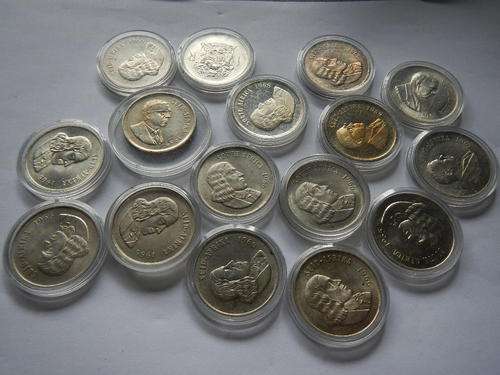 COLLECTION OF SILVER  R1  -  -- 16 IN TOTAL-- ONE BID TAKES ALL